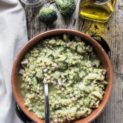 Zuppa Di Broccoli E Calamari Con I Grattini