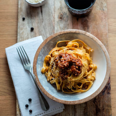 Fettuccine al ragù abruzzese